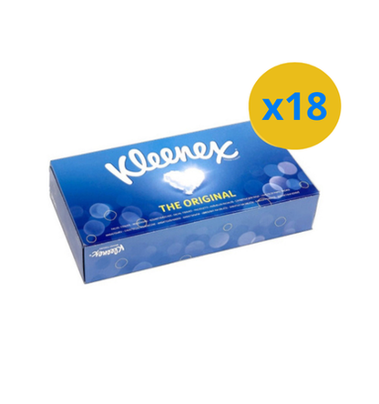 6 x KLEENEX BOITE SOFT WHITE (70 MOUCHOIRS)