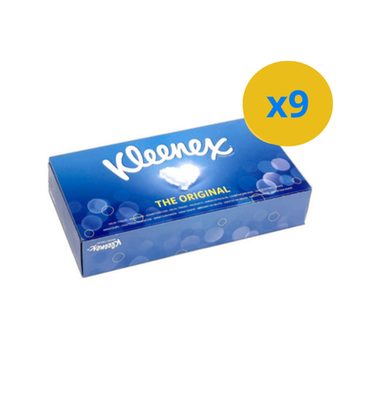6 x KLEENEX BOITE SOFT WHITE (70 MOUCHOIRS)