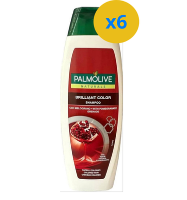 4 X SHAMPOOING PALMOLIVE BRILLANT COLOR GRENADE 350ML