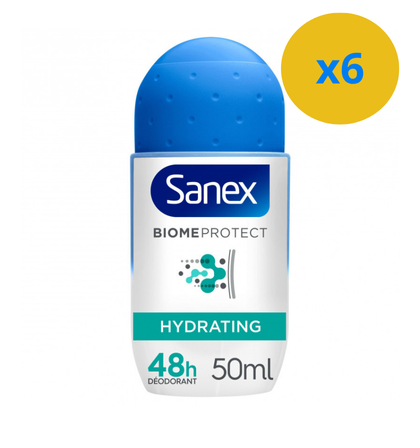 2 x ROLL-ON SANEX 48H BIOME PROTECT DERMO HYDRATANT
