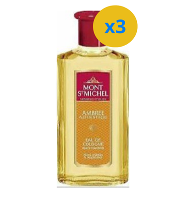 4 x EDC MONT ST MICHEL AMBRE AUTENTIQUE 250ML