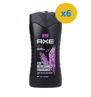 AXE GEL DOUCHE 3 EN 1 - EXCITE PROVOCATION 250ML