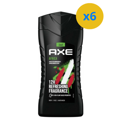 AXE GEL DOUCHE 3 EN 1 - AFRICA 250ML