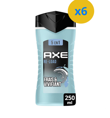 AXE GEL DOUCHE 5 EN 1 RE-LOAD 250ML