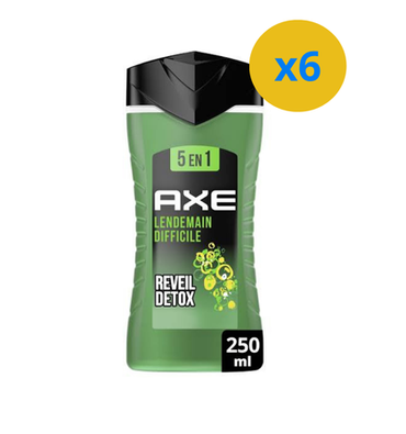 AXE GEL DOUCHE 5 EN 1 LENDEMAIN DIFFICILE 250ML
