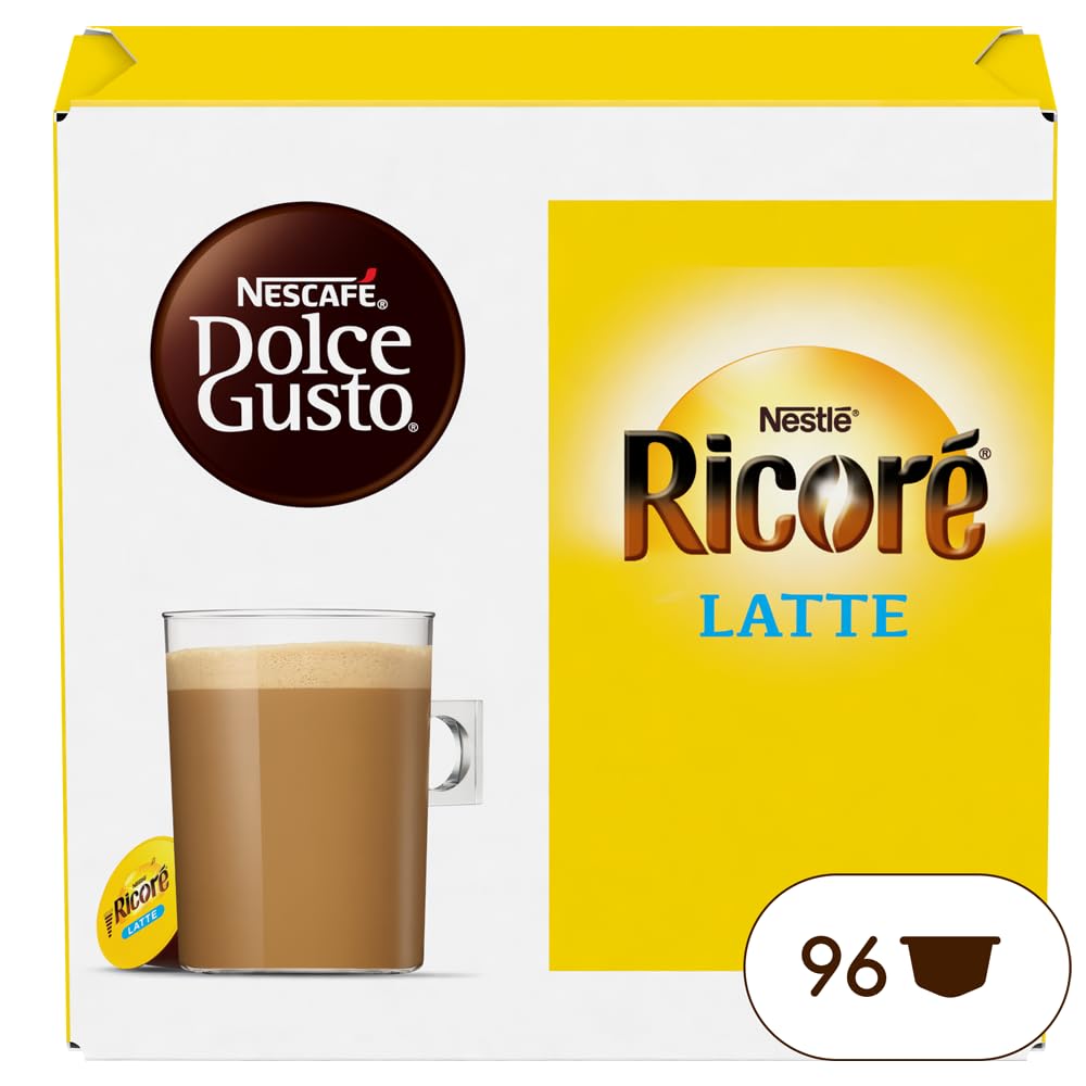 Nescafé Dolce Gusto Ricoré Latte - Ricoré - 96 Capsules (Pack de 6 boîtes x 16)