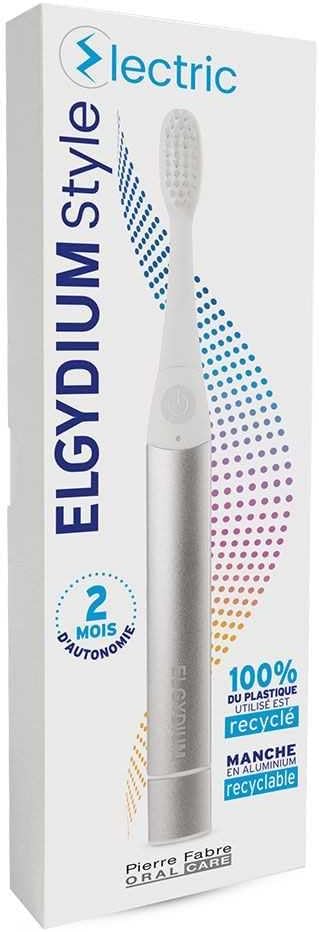 Elgydium Style Electric Brosse à Dents Électrique - Argent
