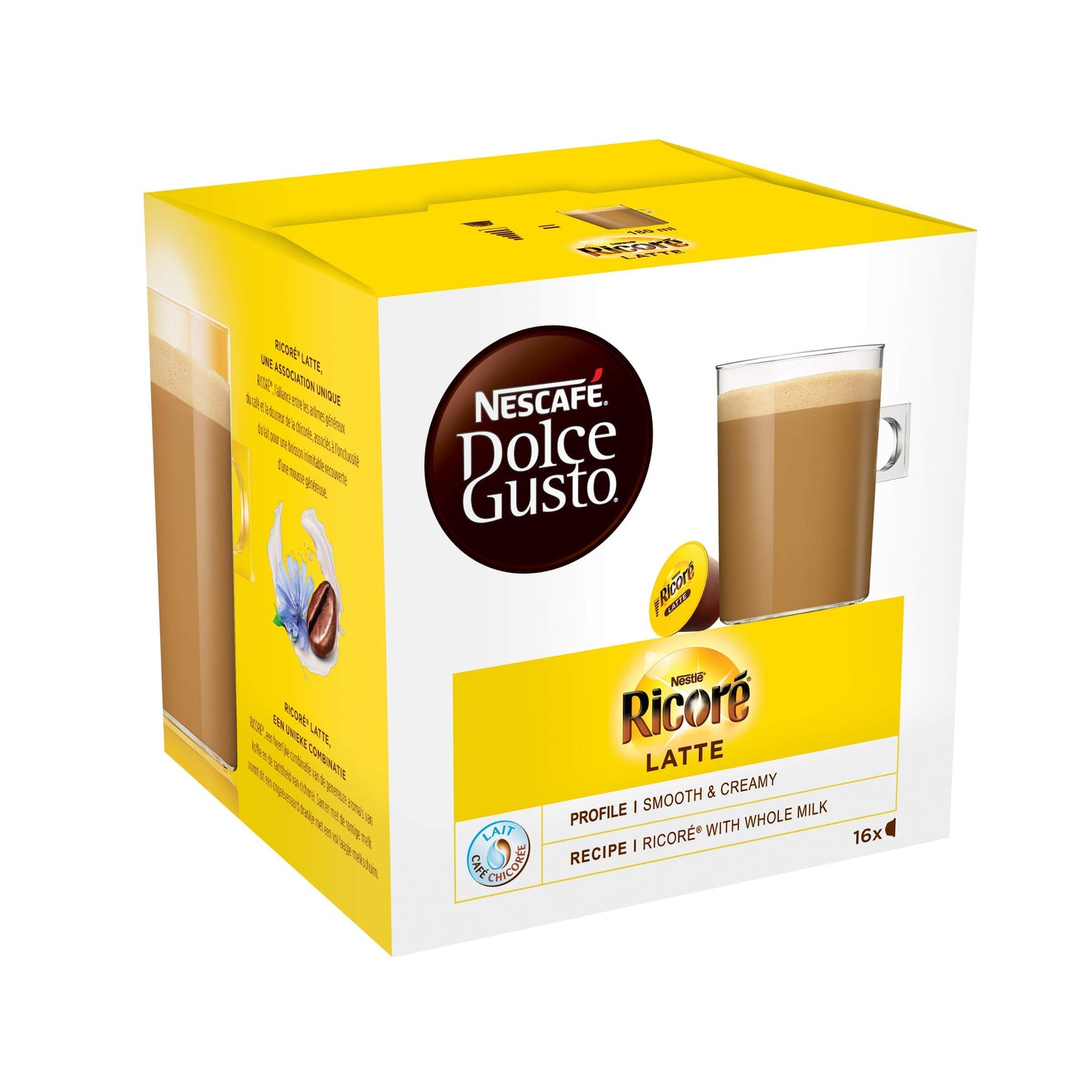 Nescafé Dolce Gusto Ricoré Latte Café Chicorée 16 Unités