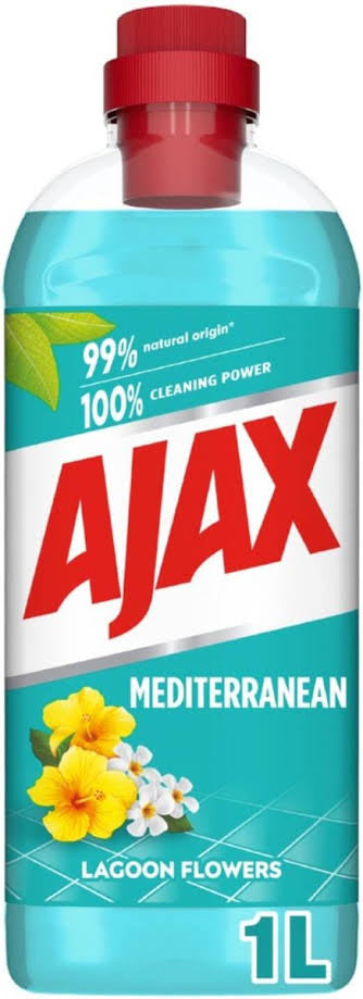 AJAX NETTOYANT TOUT USAGE FLEURS DE LAGON - 1 LITRE