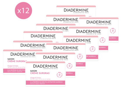 DIADERMINE Savon Creme Surgras - Pour peaux seches - 100 g