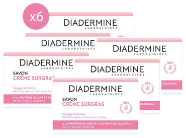DIADERMINE Savon Creme Surgras - Pour peaux seches - 100 g