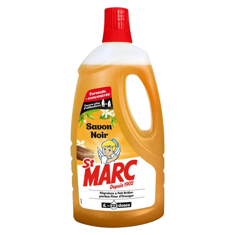 ST MARC NETTOYANT MÉNAGER CONCENTRÉ MULTI-USAGES SAVON NOIR 1L - Blaiche
