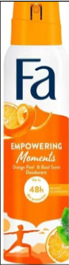 DEO FA DIVINE MOMENTS VIVIFIANT D'ÉCORCES D'ORANGE ET DE BASILIC 150ML 48H - Blaiche